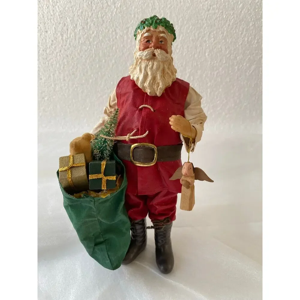 Possible Dreams Clothtique Santa figurine, likely from the Christmas Traditions